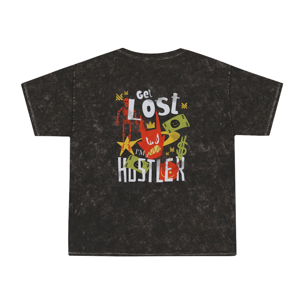 HUSTLER WASHED TEE Printify
