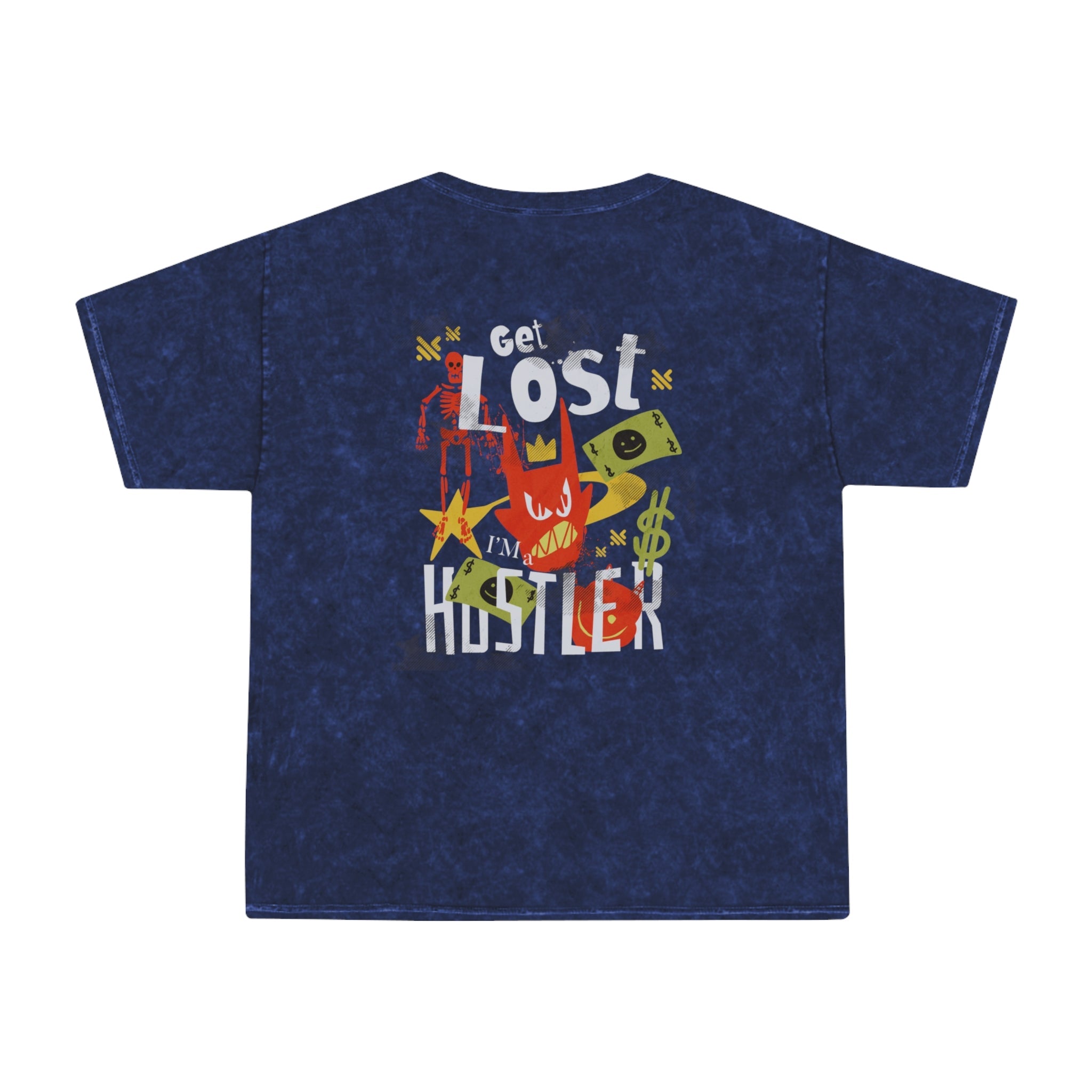 HUSTLER WASHED TEE Printify