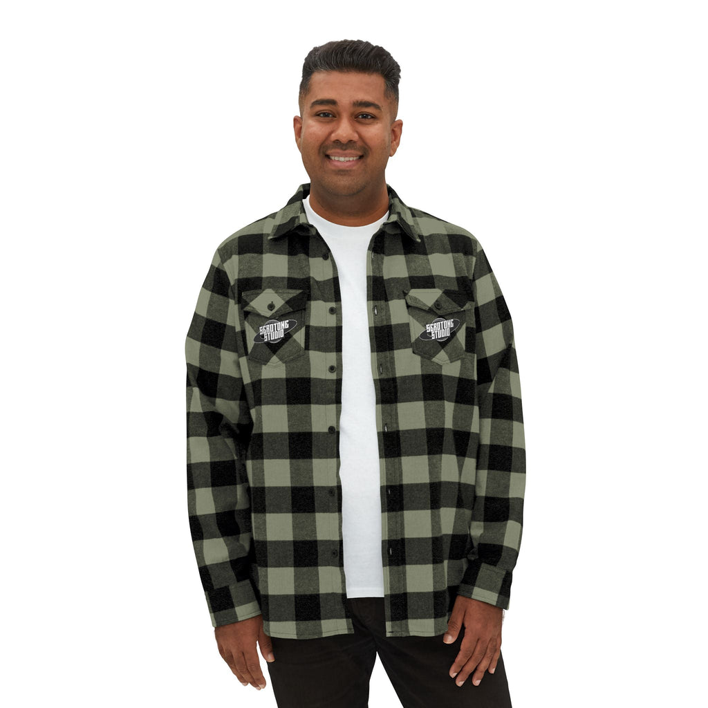 ENJOY LIFE UNISEX FLANNEL SHIRT Printify