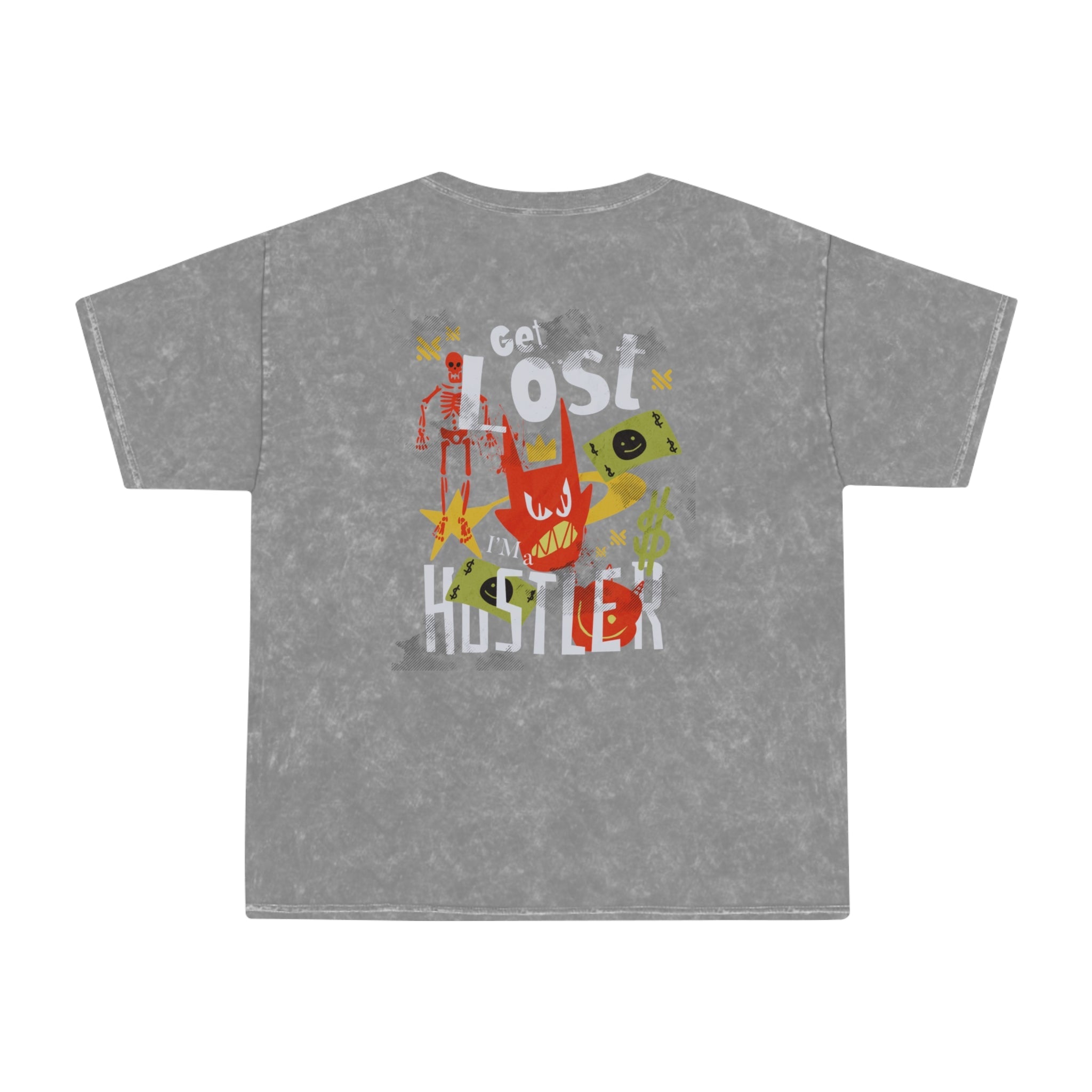 HUSTLER WASHED TEE Printify