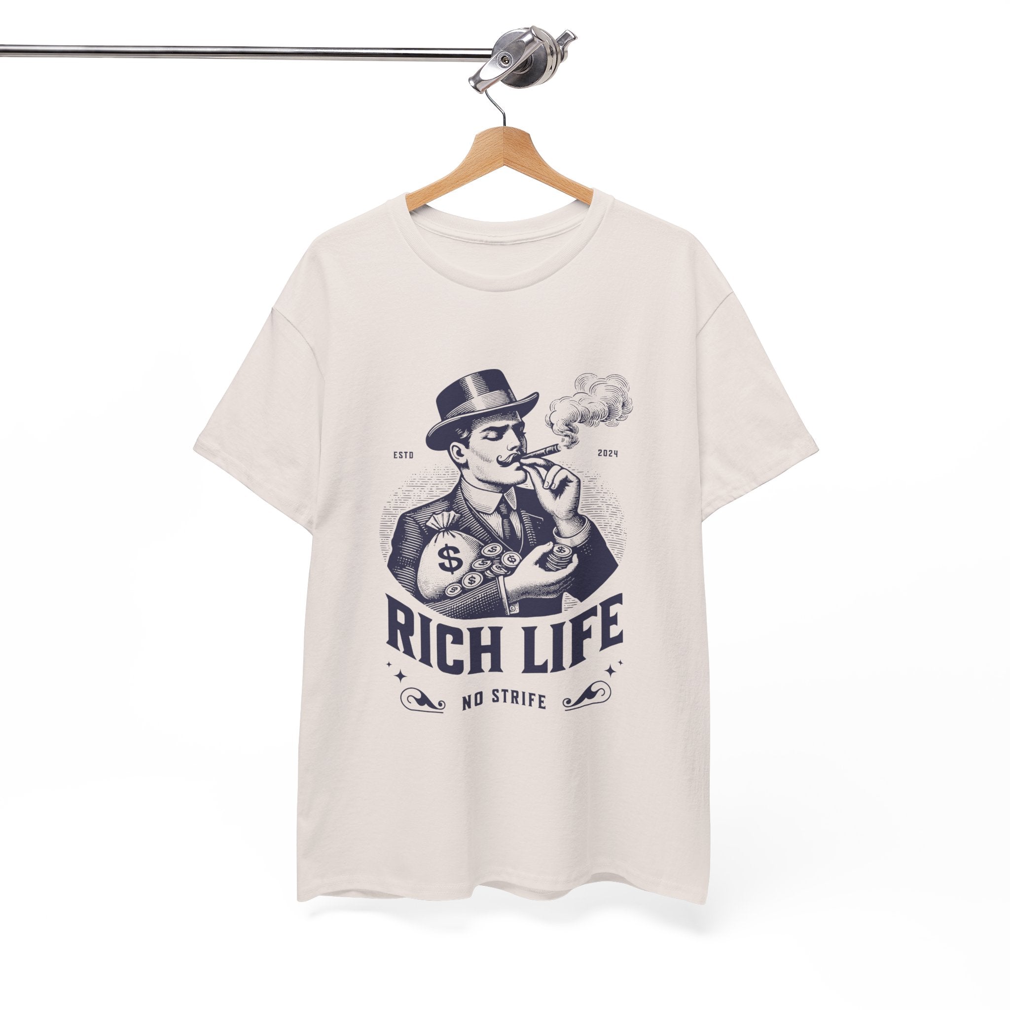 RICH LIFE QR CODE TEE Printify