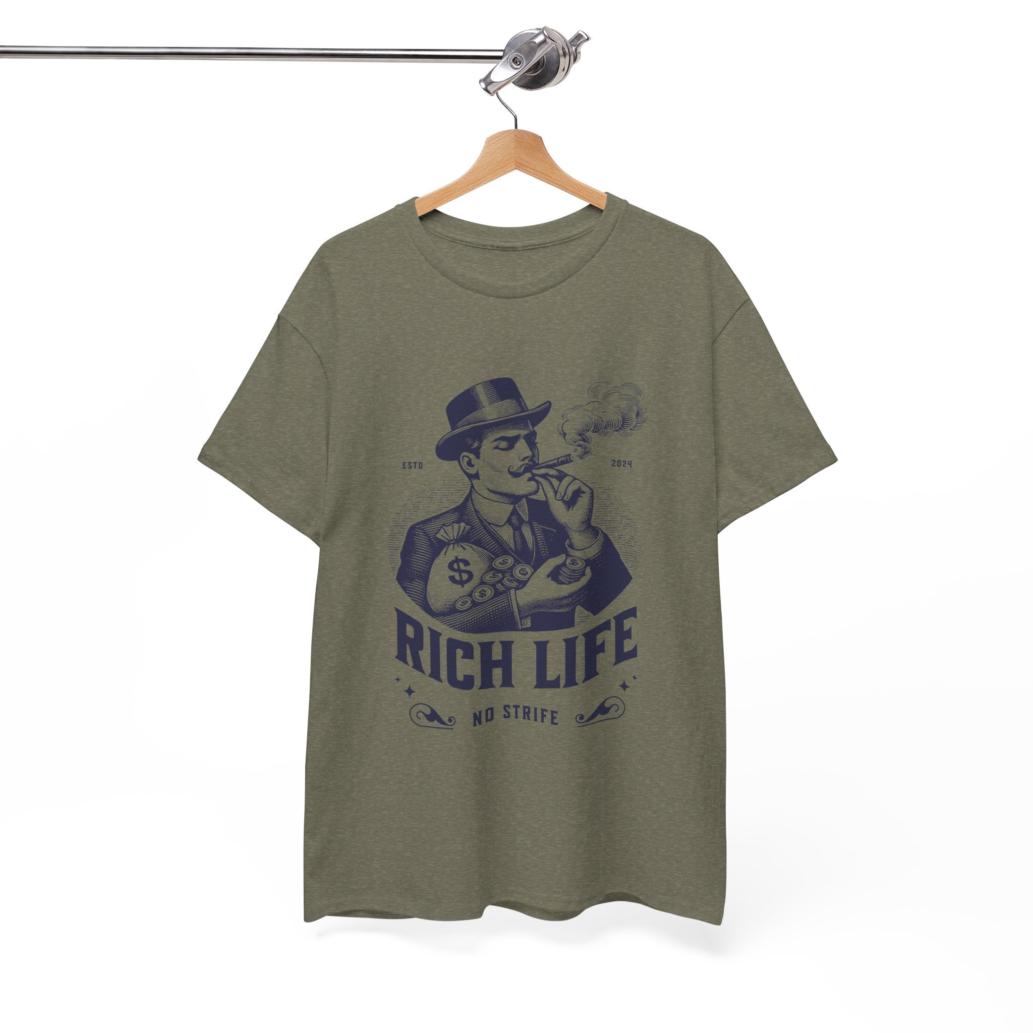 RICH LIFE QR CODE TEE Printify