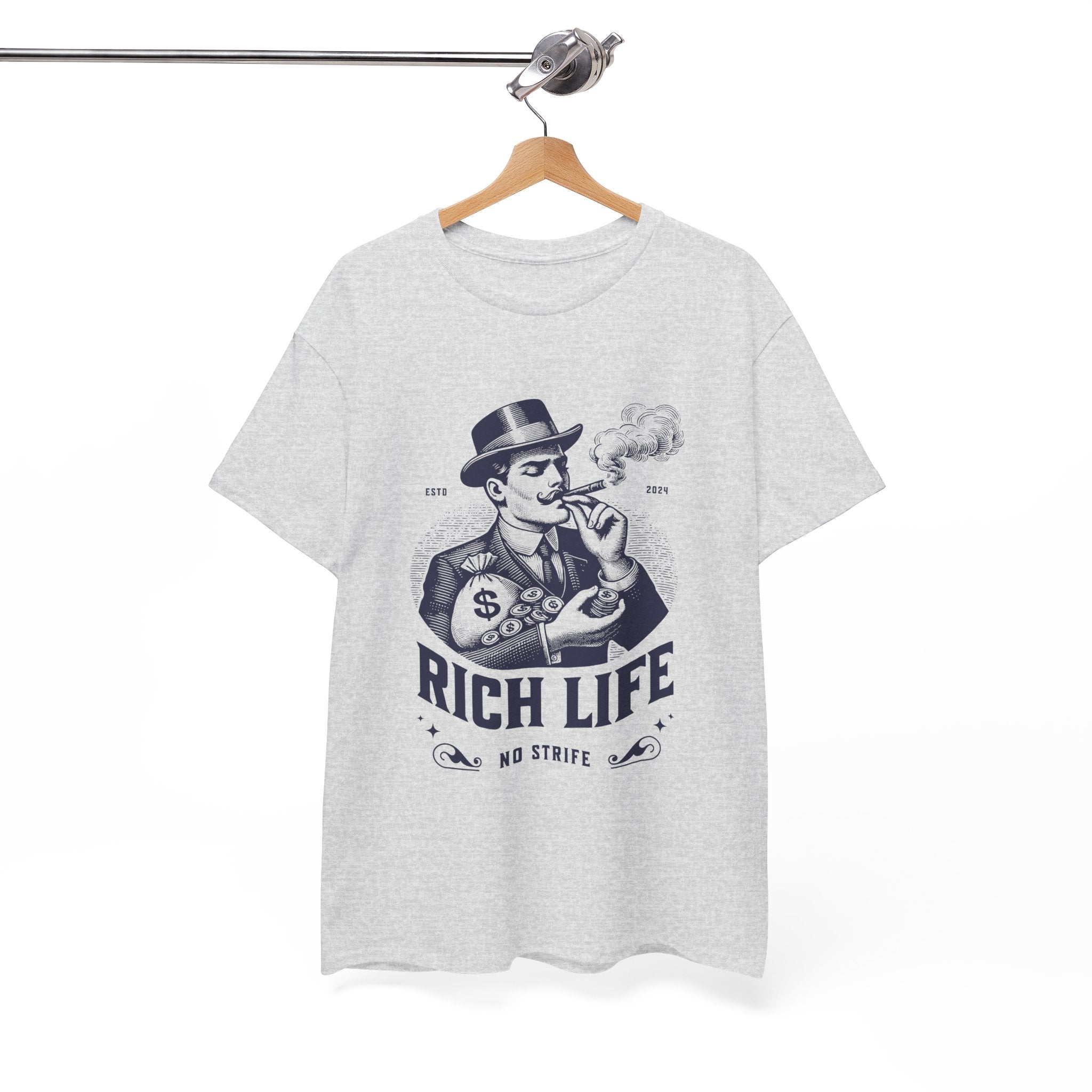 RICH LIFE QR CODE TEE Printify