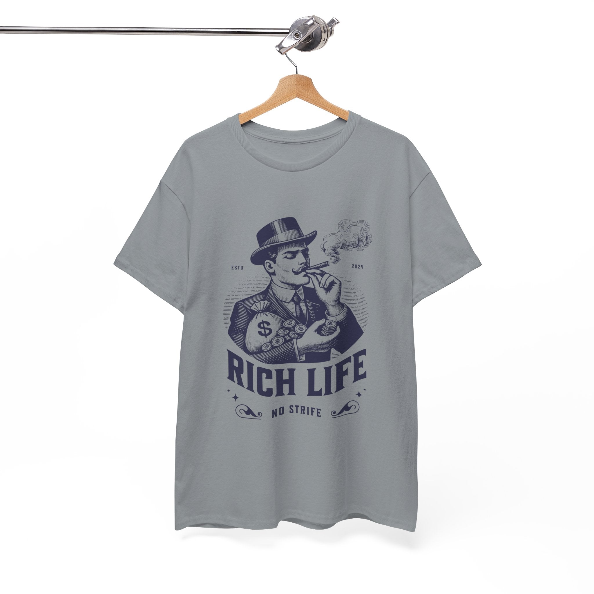 RICH LIFE QR CODE TEE Printify