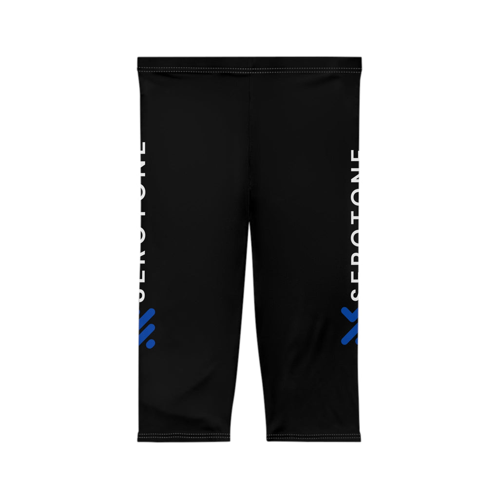 WOMEN'S BRUSHED SUEDE CAPRI LEGGINGS Printify