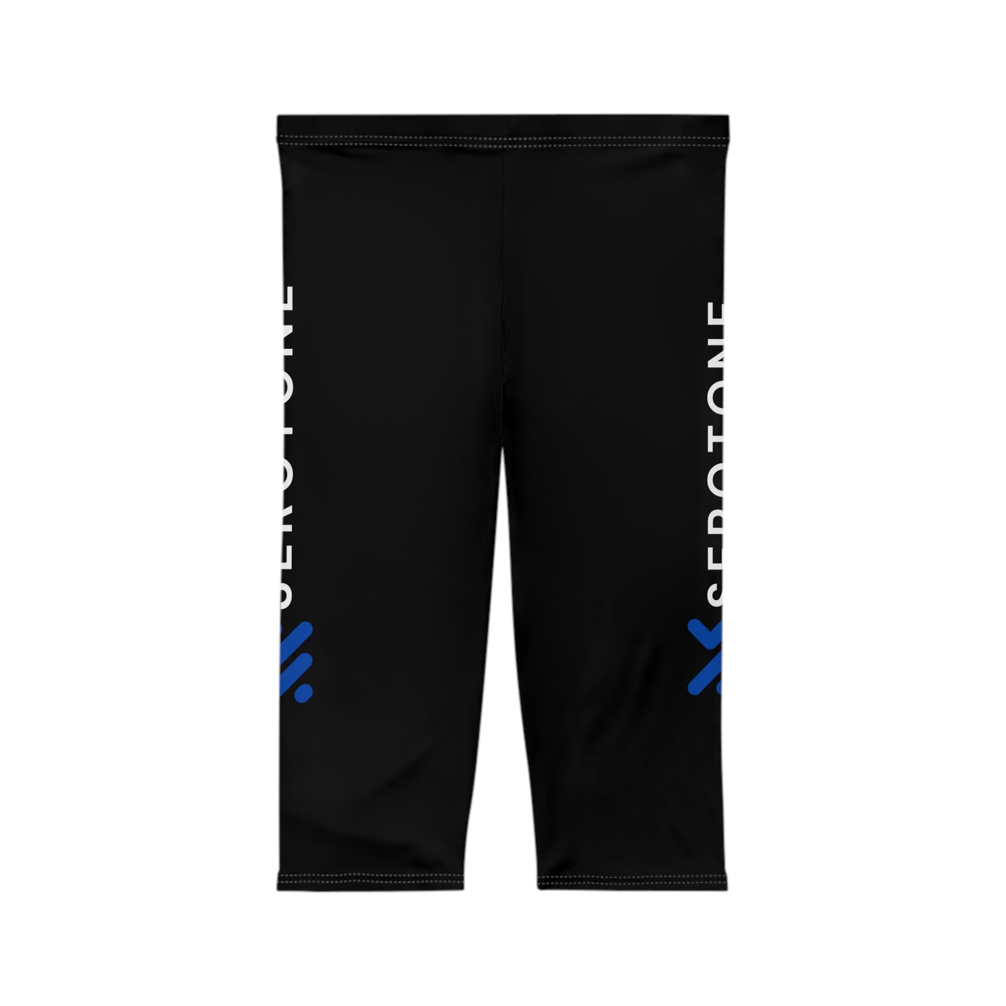 WOMEN'S BRUSHED SUEDE CAPRI LEGGINGS Printify