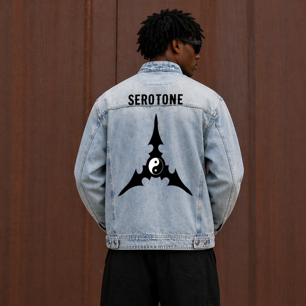 Vintage Wash Zip Denim Jacket ODMPOD
