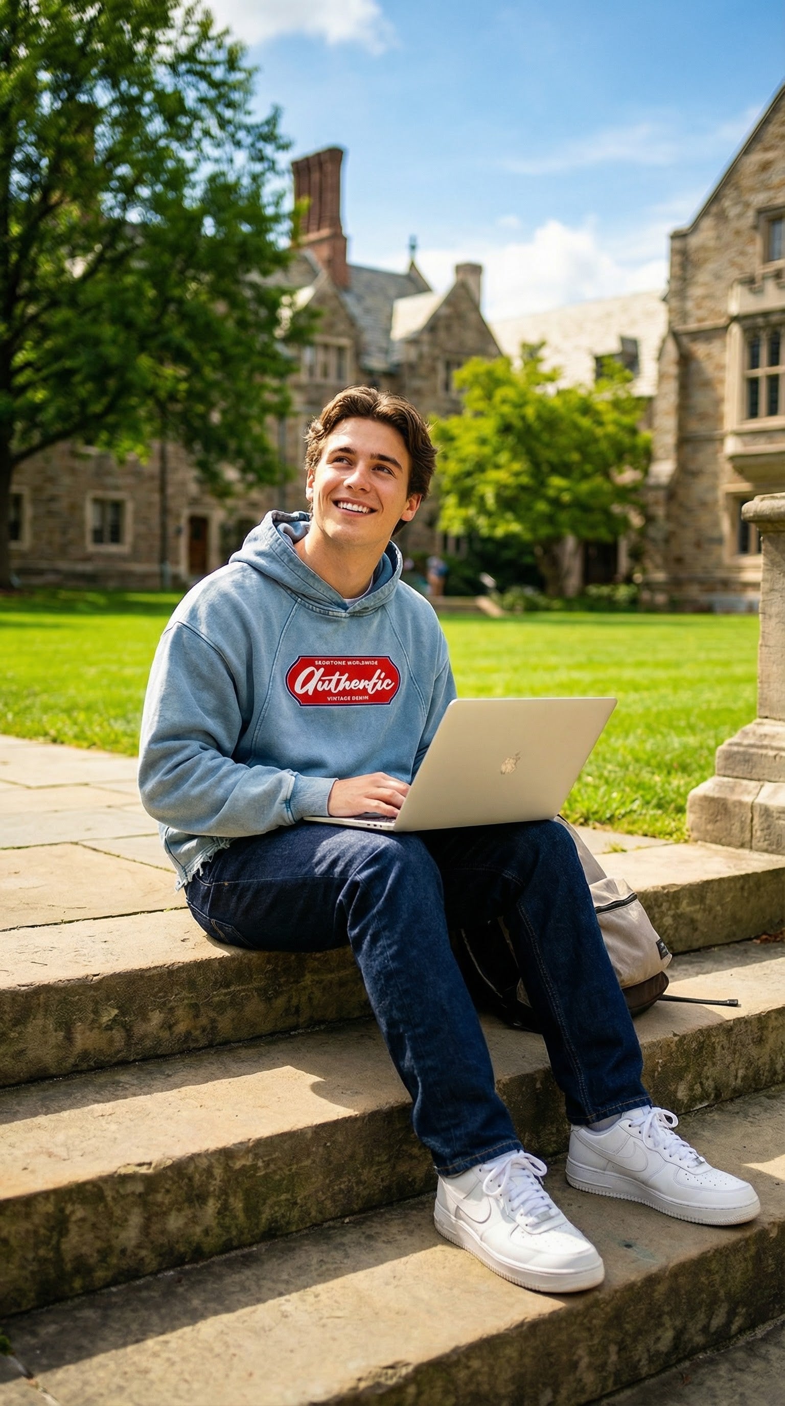 Vintage Washed Frayed-Hem Hoodie ODMPOD