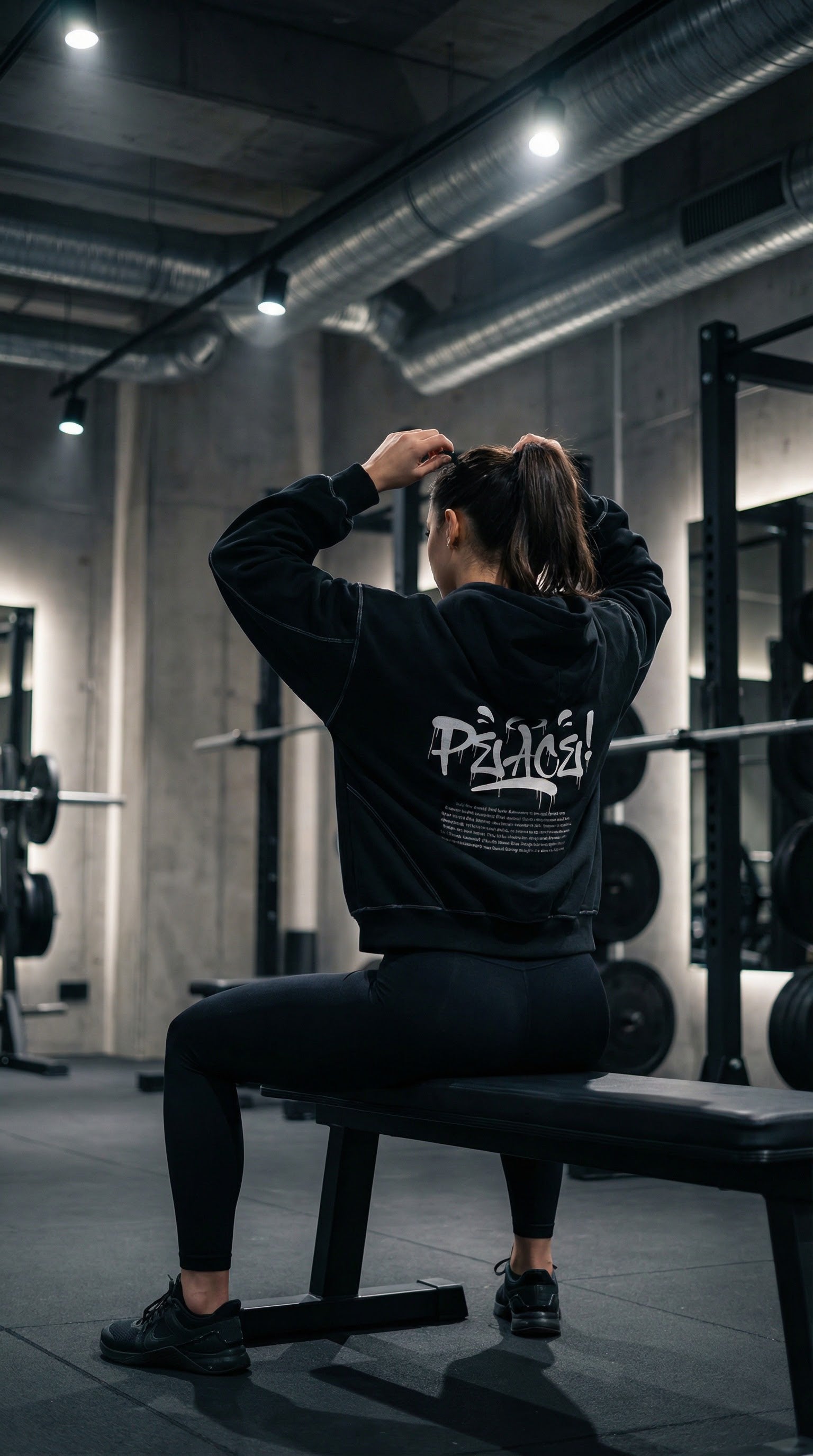 Contrast-Stitched Boxy Fleece Zip Hoodie ODMPOD