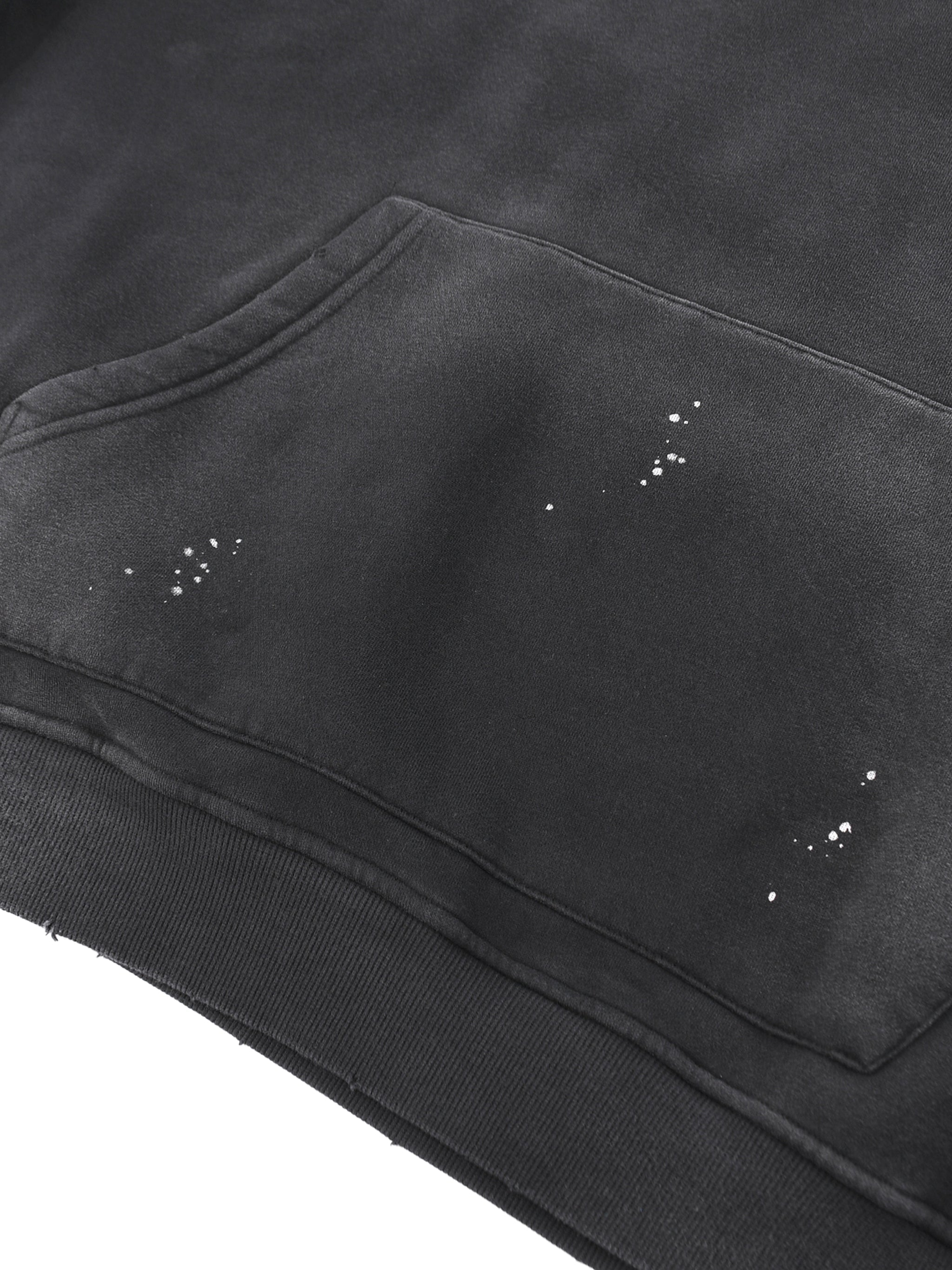 Vintage Washed Frayed Fleece Hoodie ODMPOD