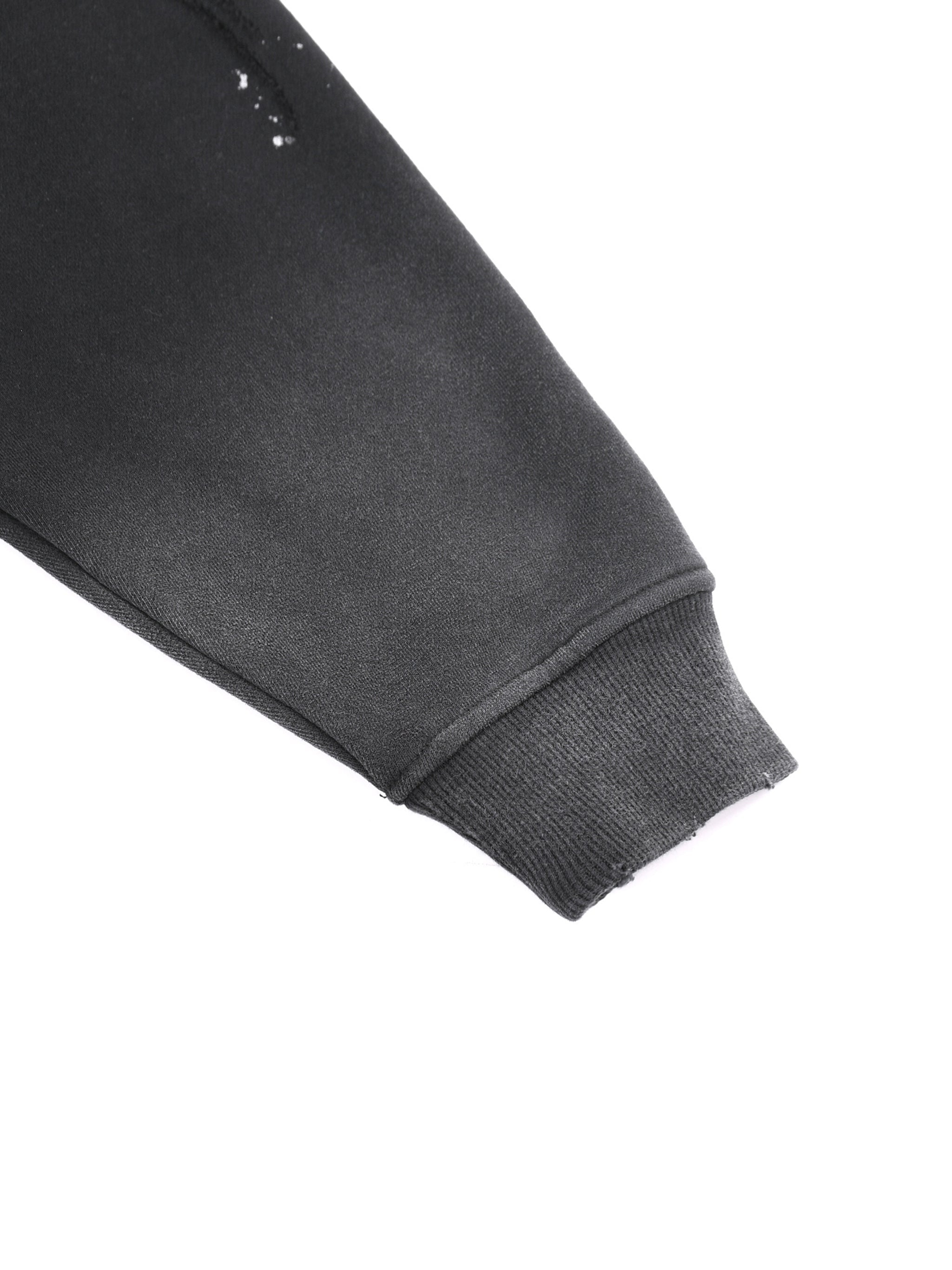 Vintage Washed Frayed Fleece Hoodie ODMPOD