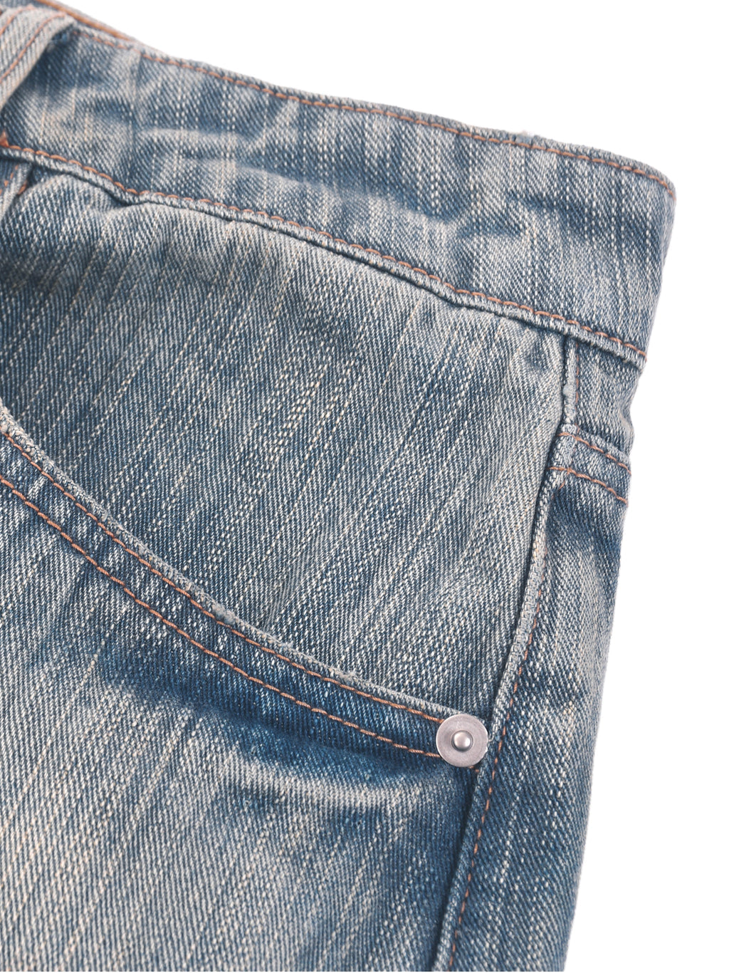 Vintage Wash Distressed Denim Jeans ODMPOD