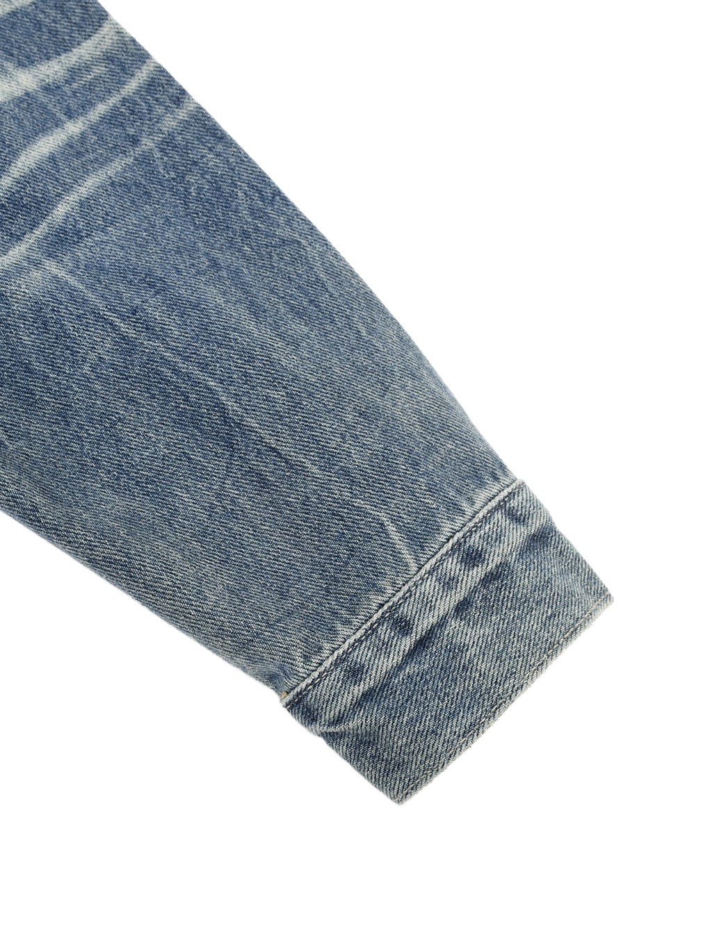 Vintage Wash Zip Up Denim Jacket ODMPOD